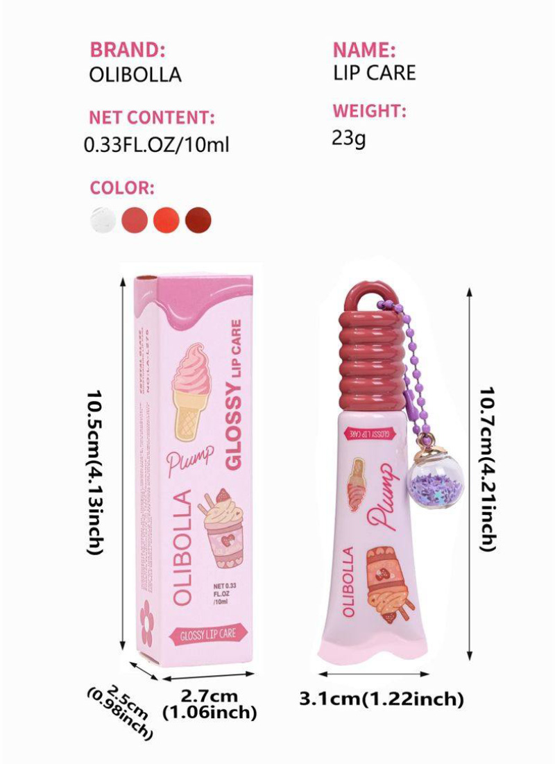 لیپ گلاس معطر olibolla بستنی کد 275