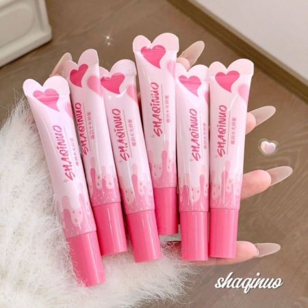 لیپ گلاس ژله ای SHAQINUO قلبی کد 977