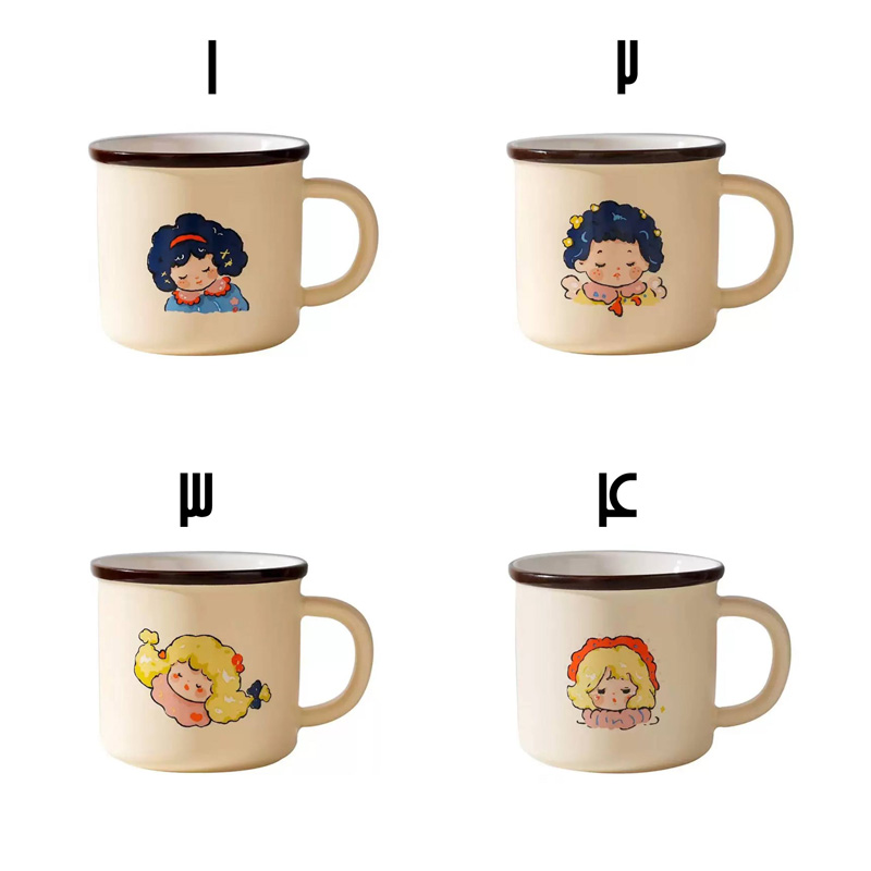 ماگ سرامیکی 300 میلی لیتری طرح memol