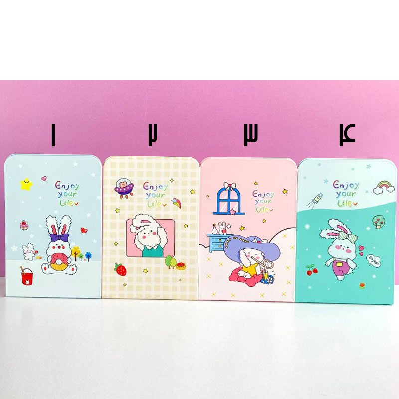 نگهدارنده فلزی کتاب دو عددی طرح خرگوش