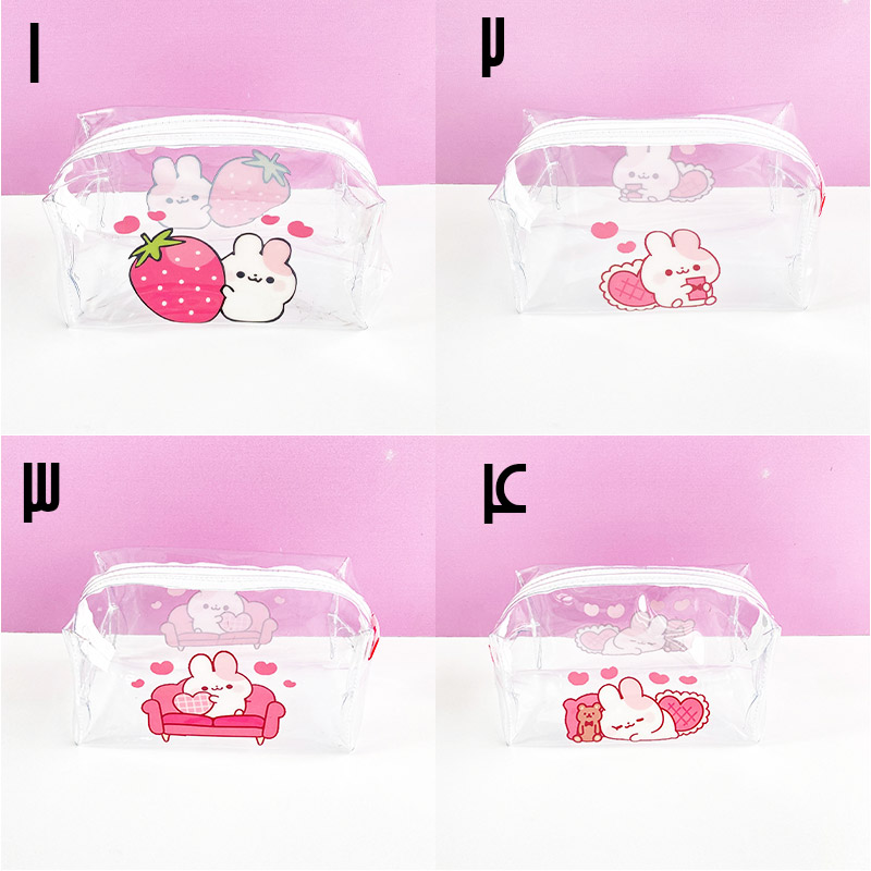 کیف آرایشی ANGEL طرح خرگوش و توت فرنگی