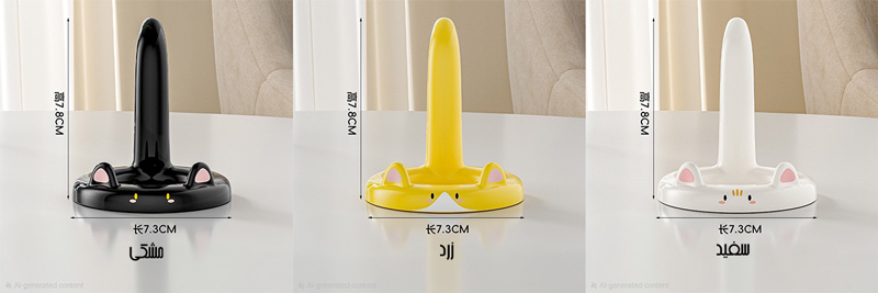 استند موبایل فانتزی طرح گربه