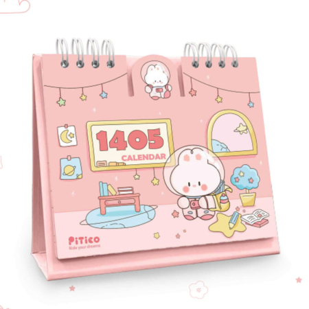  تقویم رومیزی 1405طرح JOLLY کد 777