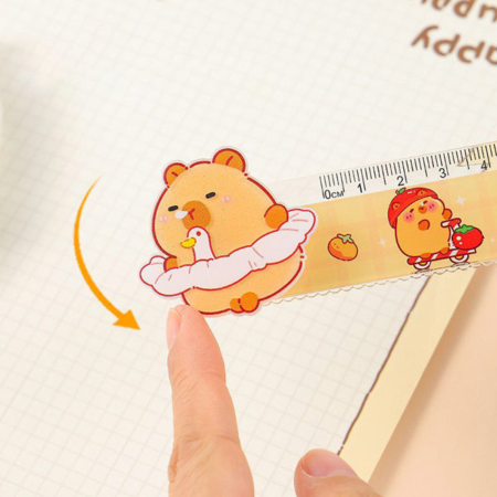 خط کش 15 سانتی اسپینر دار طرح کاپی بارا