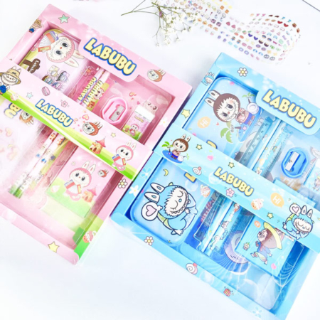 ست تحریر 7 تکه طرح LABUBU