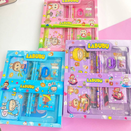 ست تحریر 7 تکه طرح LABUBU