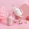 ست لیوان و جامسواکی مسافرتی طرح Sweet Rabbit