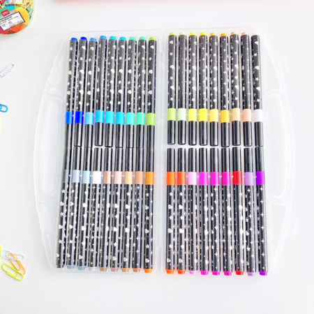 ست ماژیک شاینی 36 رنگ طرح GLITTER