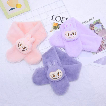 شال‌گردن کودکانه پولیشی طرح لبوبو