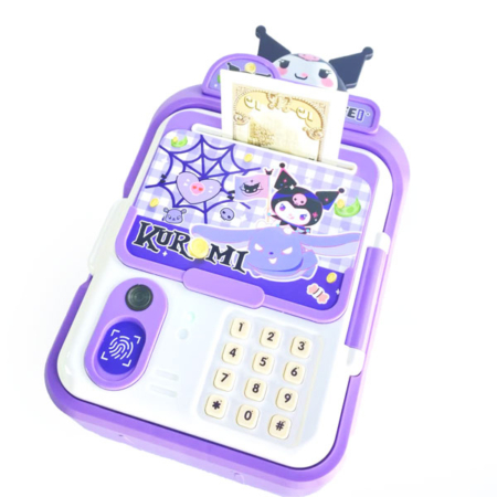 قلک گاوصندوقی رمزدار موزیکال طرح کرومی