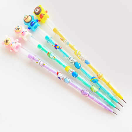 مداد فشنگی طرح حیوانات فضانورد