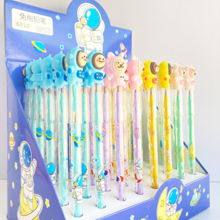 مداد فشنگی طرح حیوانات فضانورد