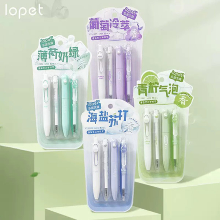 پک 4 عددی روان نویس 0.5 برند LOPET