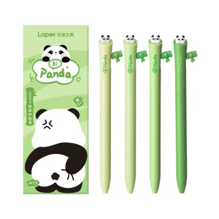 پک 4 عددی روان نویس کلیکی 0.5 LOPET طرح PUPPY و PANDA