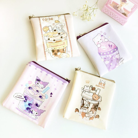 کیف چرم مصنوعی پد بهداشتی طرح اسموتی