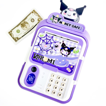 قلک گاوصندوقی رمزدار موزیکال طرح کرومی