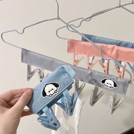 آویز لباس تاشو مسافرتی گیره دار