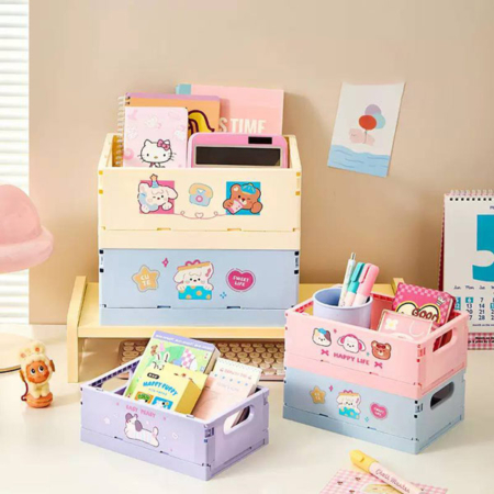 ارگانایزر رومیزی پاستلی طرح سبد