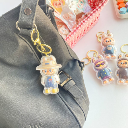 جاکلیدی سوپرایزی قابدار طرح LABUBU