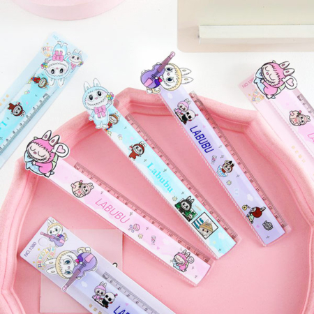 خط کش 15 سانتی اسپینر دار طرح لبوبو