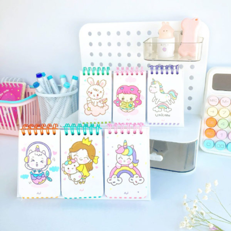 ست 3عددی دفترچه رومیزی طرح فانتزی