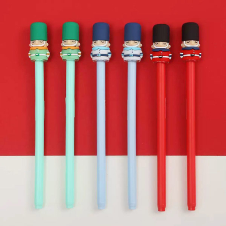 روان نویس جوهر پاک شونده پاکن دار طرح SOLDIER