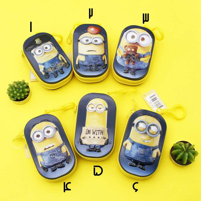 ست سرکلیدی و کیف فلزی طرح مینیون ها