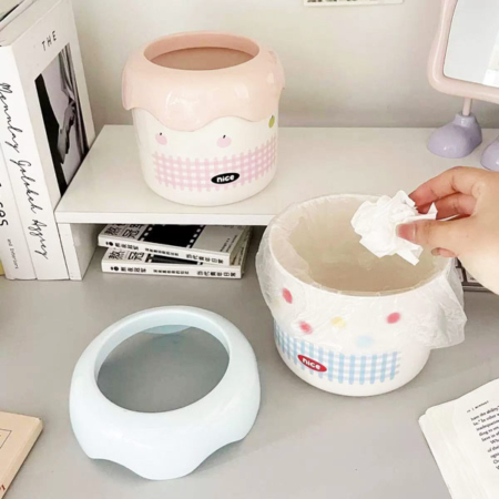 سطل رو میزی پلاستیکی طرح NICE