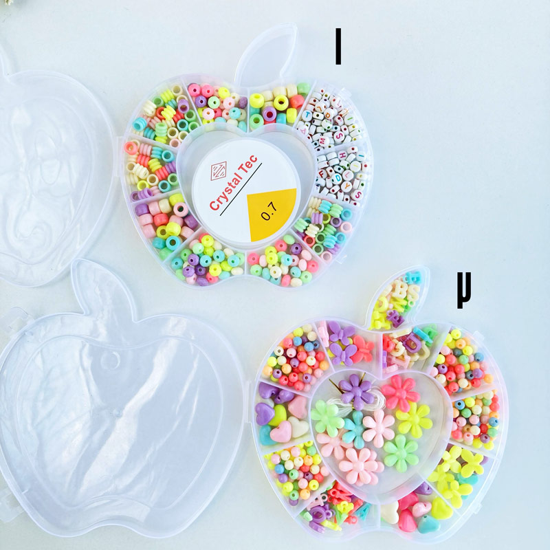 پک مهره ساخت دستبند و گردنبند طرح سیب