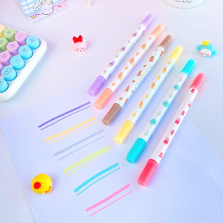 هایلایتر معطر دوسر 6رنگ TIANHAO