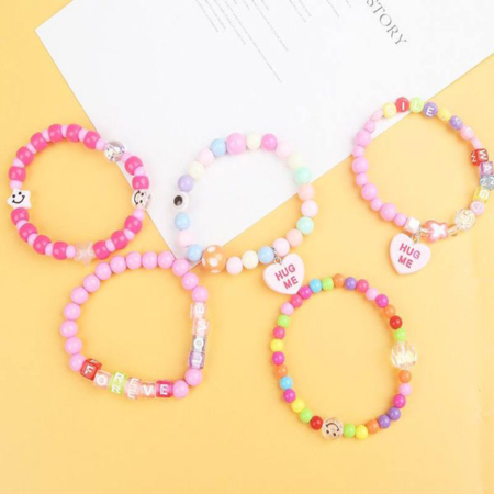 پک مهره ساخت دستبند و گردنبند طرح سیب