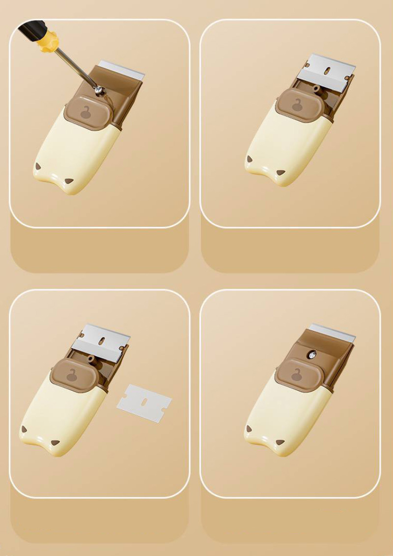 کاردک غلاف دار به همراه یدک طرح SHOVEL