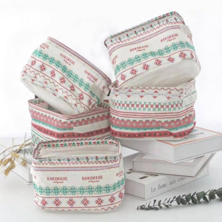 باکس نظم دهنده کتان طرح handmade
