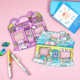 زیپ کیپ پلاستیکی طرح CUTE SHOP