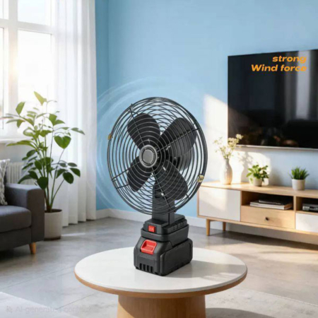 فن شارژی رومیزی 48V دو سرعته NOVA