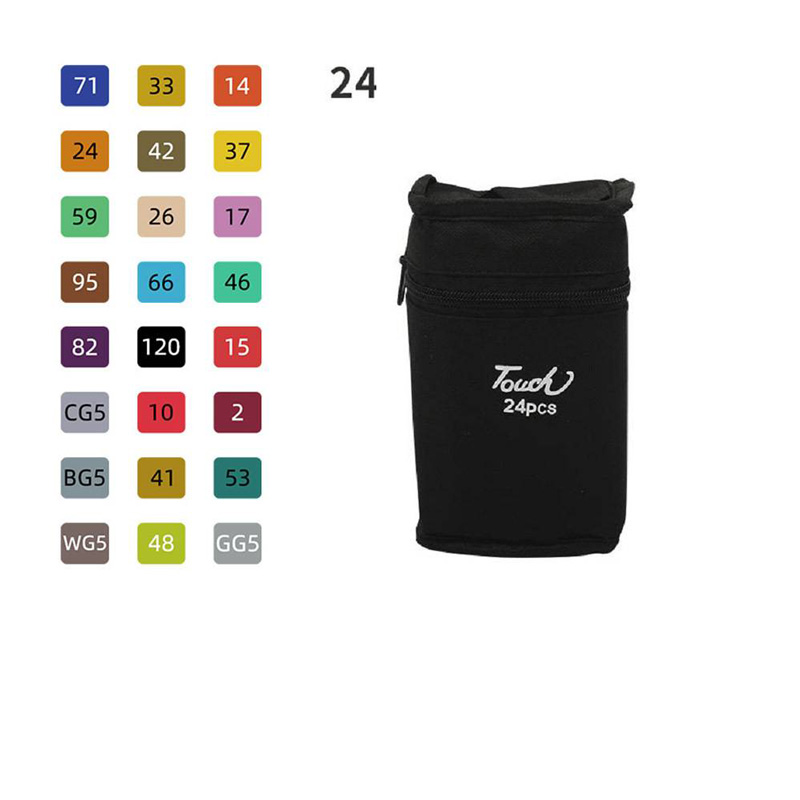پک ماژیک راندو 24 الی 48 رنگ طرح TOUCH