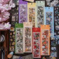 استیک لیبل 6 ورقی طرح VINTAGE FLOWER