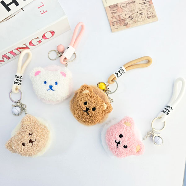 آینه عروسک برجسته چارم بگ دار طرح TEDDY