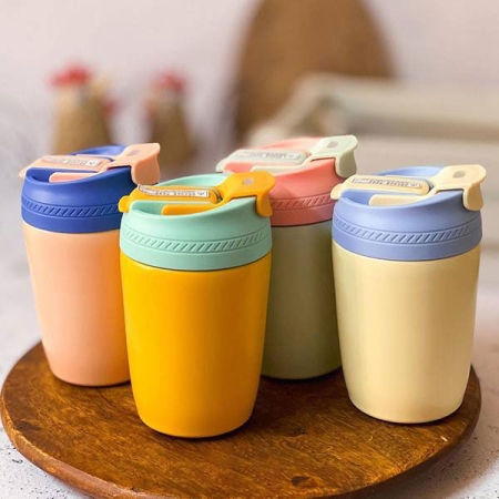 تراول ماگ دو حالته نی دار طرح MINIMAL CUP