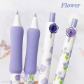 ست 4 عددی روان نویس گریپ دار MOKA طرح flowers