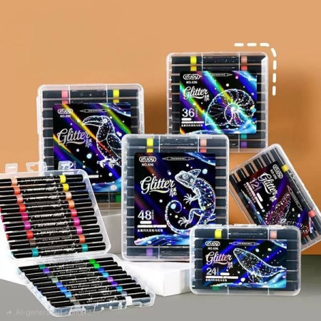 ست ماژیک شاینی دو سر INJOY کد 696