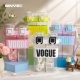 قمقمه دومخزنه 750 میلی لیتری بنددار طرح VOGUE