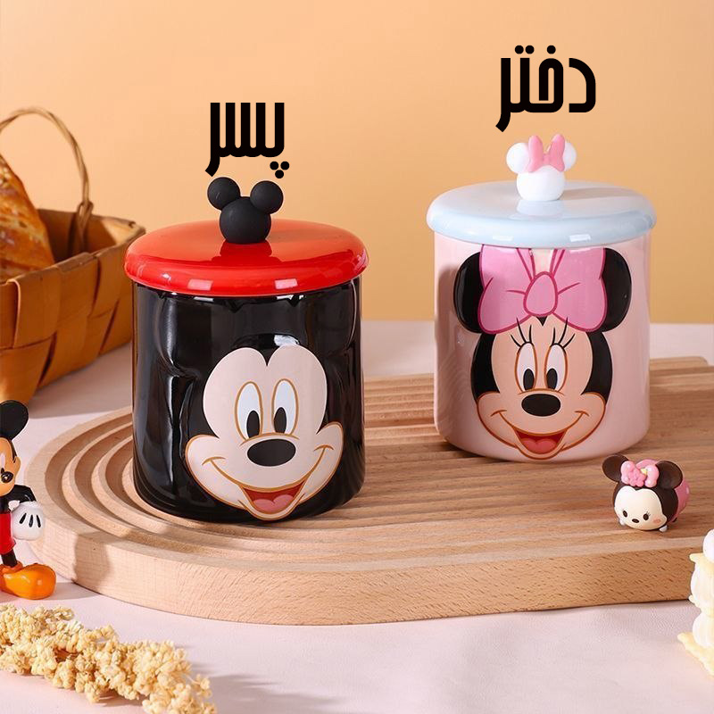 ماگ سرامیکی 400 ML اورجینال دیزنی طرح میکی و مینی