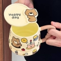 ست ماگ سرامیکی و بیسکوییت خوری HAPPY DAY