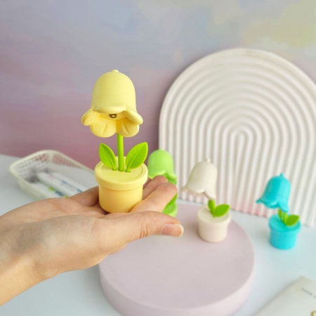 مینی چراغ مطالعه ال ای دی طرح گل