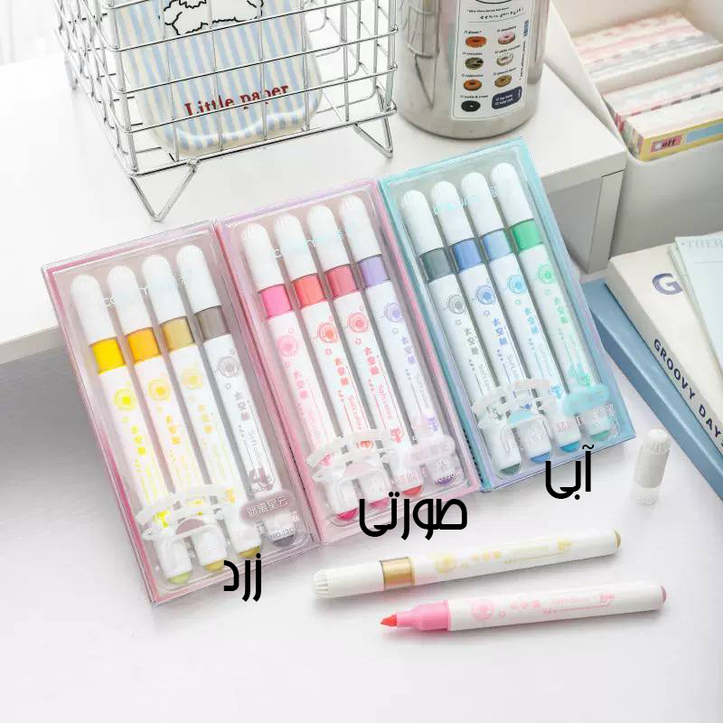 ست هایلایتر 4 رنگ KAKUMI سری SOFT COLOR