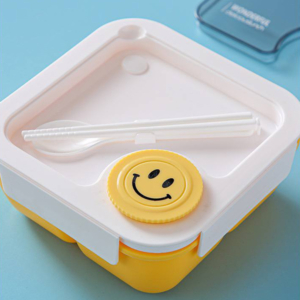 لانچ باکس 1100ML دو خانه طرح SMILE