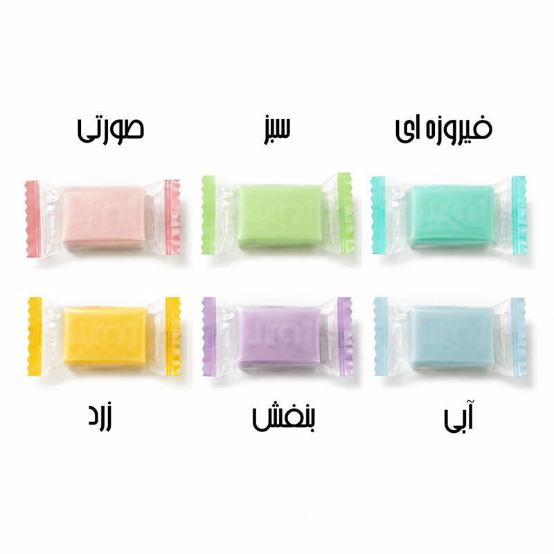 پاکن معطر فانتزی طرح آبنبات رنگی