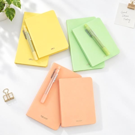 دفتر جلد سخت پاستلی طرح COLOR MOOD