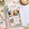 دفتر ژورنال سیمی جلد سخت 100 برگ طرح SUMMER